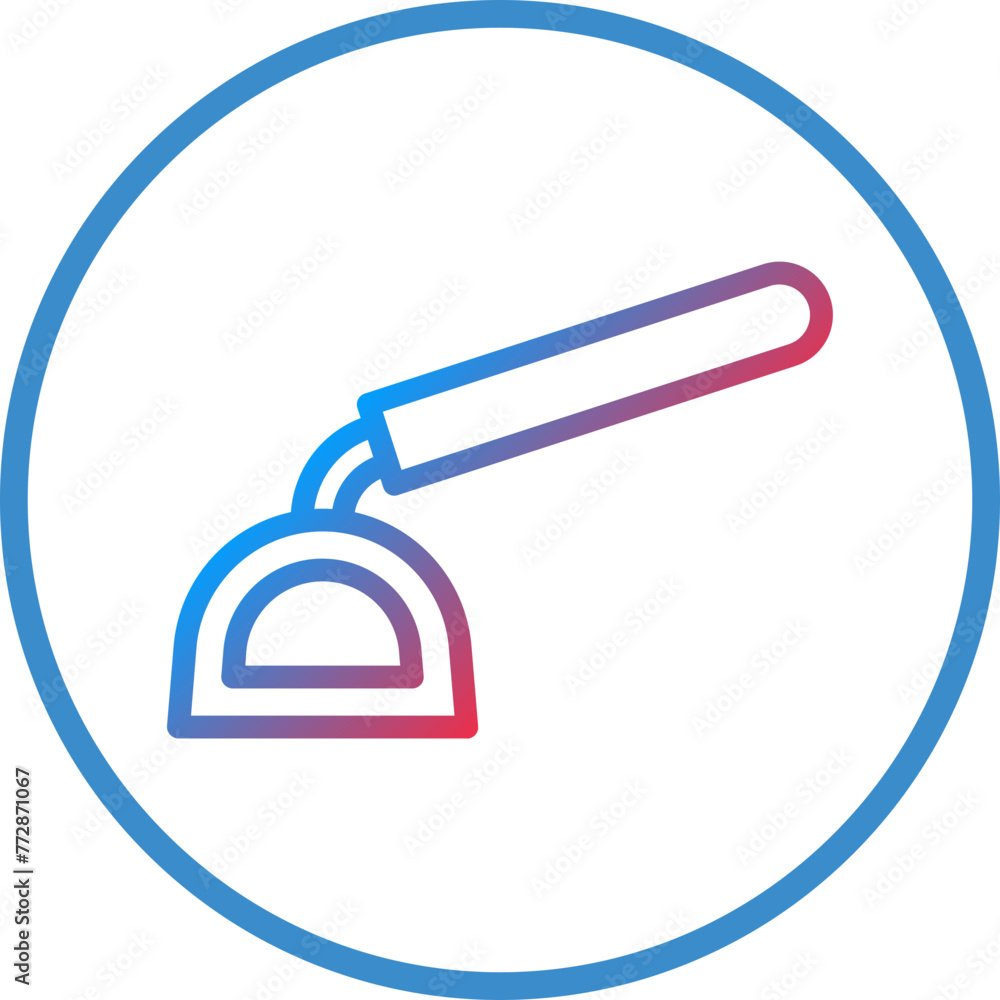 Vector Design Hoe Icon Style