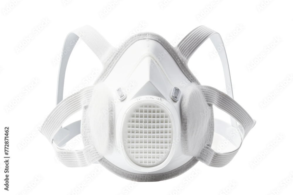 White Mask on White Background. On a White or Clear Surface PNG Transparent Background.. White Mask on White Background. On a White or Clear Surface PNG Transparent Background..
