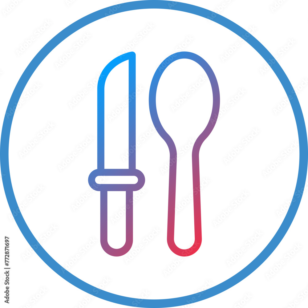 Vector Design Cutlery Icon Style Vector Design Cutlery Icon Style
