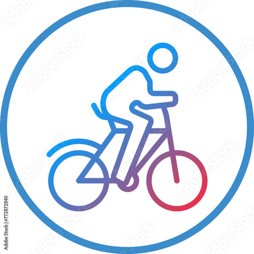 Vector Design Cycling Icon Style