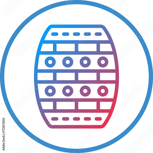 Vector Design Barrel Icon Style