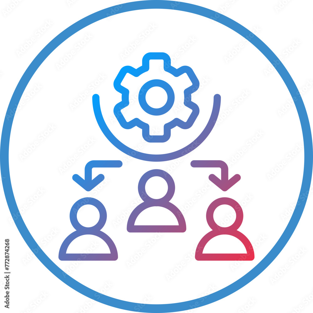 Vector Design Delegate Icon Style Vector Design Delegate Icon Style