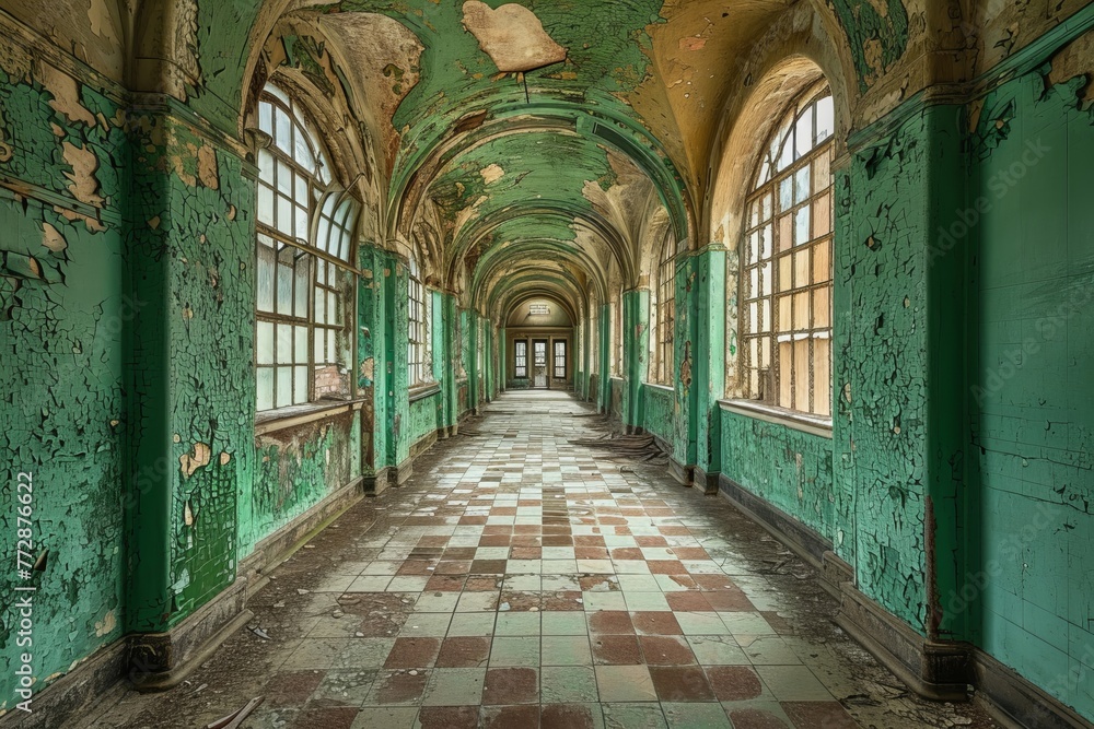 Fototapeta premium Swirling Mental Labyrinth