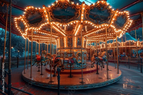 Colorful Chromatic Carousel Experience © Louis Deconinck