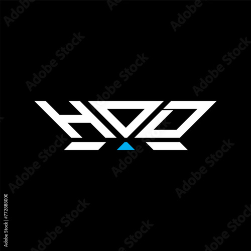 HOD letter logo vector design, HOD simple and modern logo. HOD luxurious alphabet design