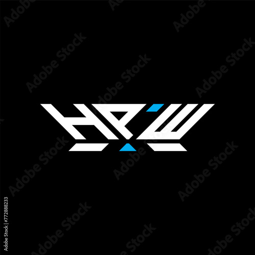 HPW letter logo vector design, HPW simple and modern logo. HPW luxurious alphabet design