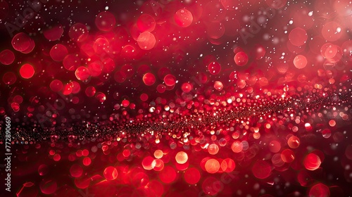 Christmas xmas background red abstract valentine, Red glitter bokeh vintage lights