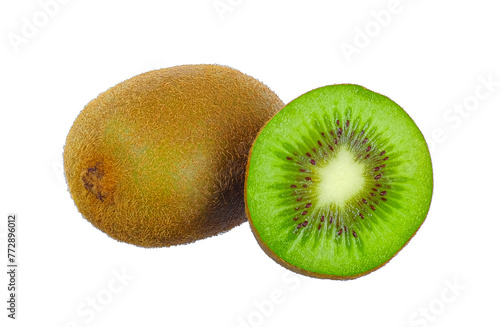 kiwi fruit isolated on white background