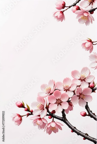 cherry blossom sakura in Japanese Prunus serrulata symbolic and cultural icon small delicate petals 