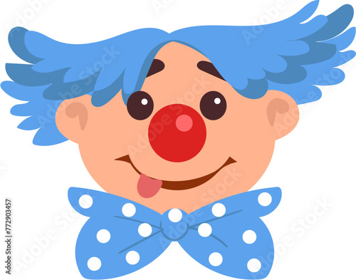 set of april fools funny clowns funny