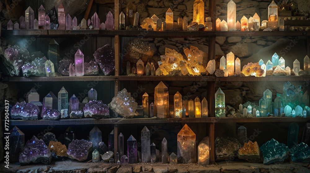 Crystal Cave A Monthly Celebration of Crystals and Minerals Generative AI