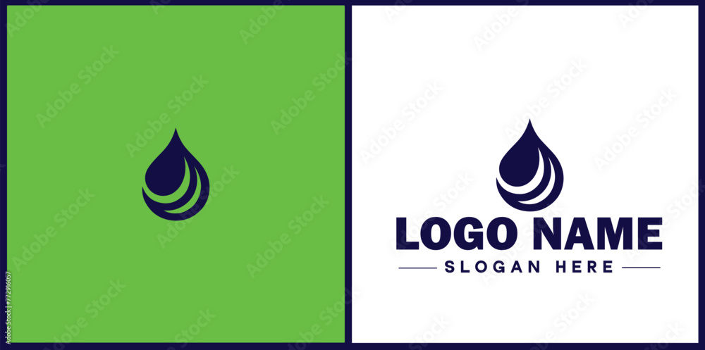 Water drop aqua rain dew droplet logo icon vector for business brand app icon water drop logo template Water drop aqua rain dew droplet logo icon vector for business brand app icon water drop logo template
