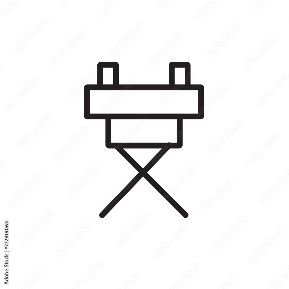 Chair Cinema Film Line Icon Chair Cinema Film Line Icon