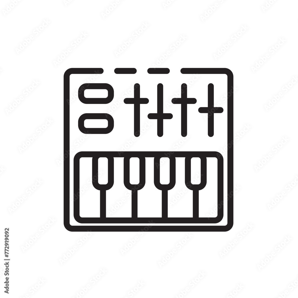 Chords Music Musical Line Icon Chords Music Musical Line Icon