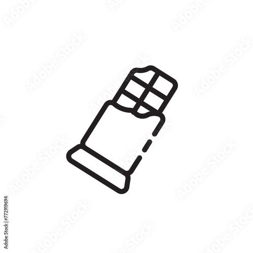 Bar Food Chocolate Line Icon