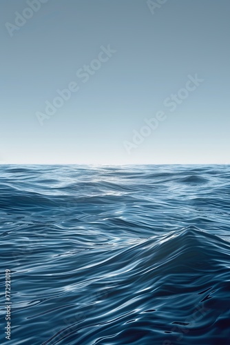 Serene Ocean Waves at Dusk