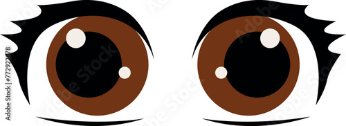 Eyes SVG Cut File for Cricut and Silhouette, EPS Vector, PNG , JPEG , Zip Folder