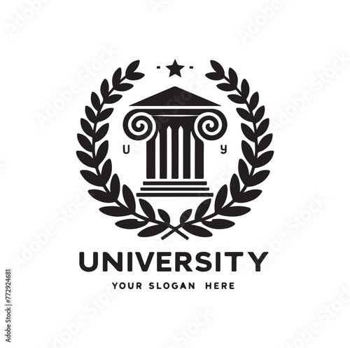 University logo vector illustration Template