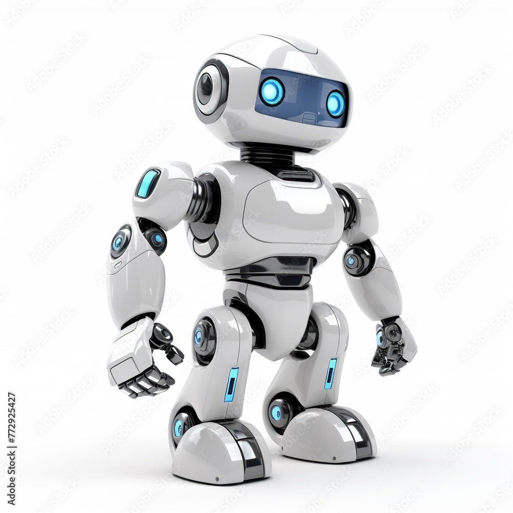 Robot isolated on white background Robot isolated on white background
