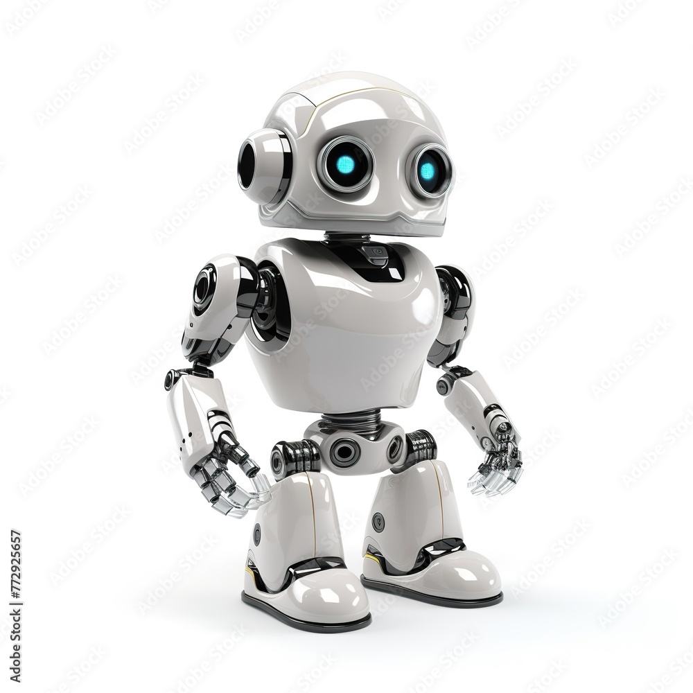 Robot isolated on white background Robot isolated on white background