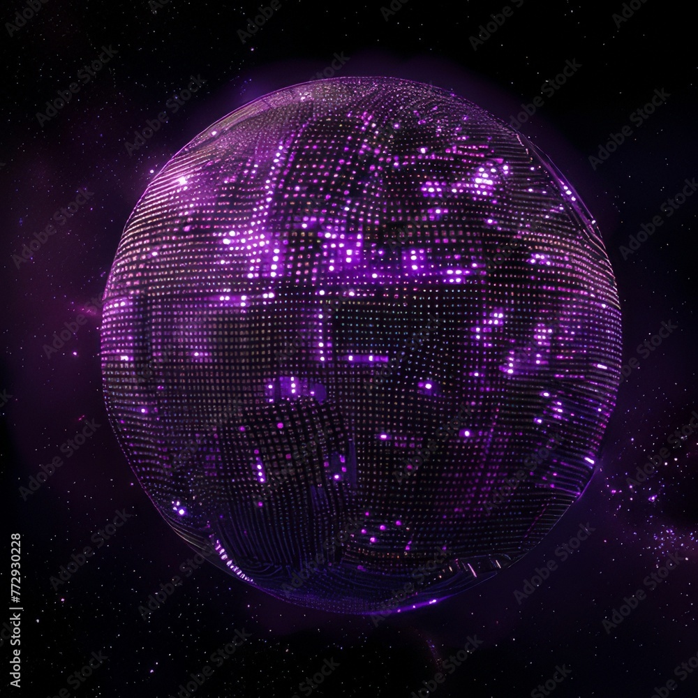 Obraz premium The globe is wrapped in a protective layer that turns it from a digital firewall into an insurance policy. It shines brightly against the vast black space of the universe.