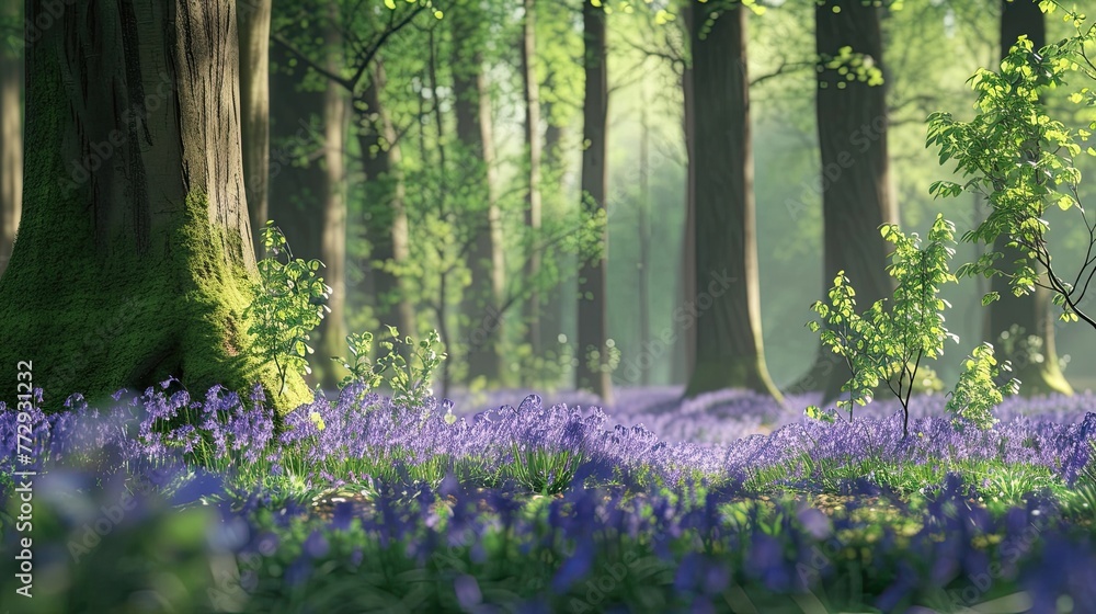 Rays of light in a deep forest. Trees, flowering, nature, thicket, taiga, clearing, firewood, edge, pine needles, field, grove, animals, air, berries. Generated by AI Rays of light in a deep forest. Trees, flowering, nature, thicket, taiga, clearing, firewood, edge, pine needles, field, grove, animals, air, berries. Generated by AI