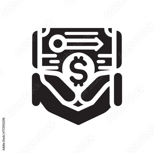 online payment get way logo vector illustration