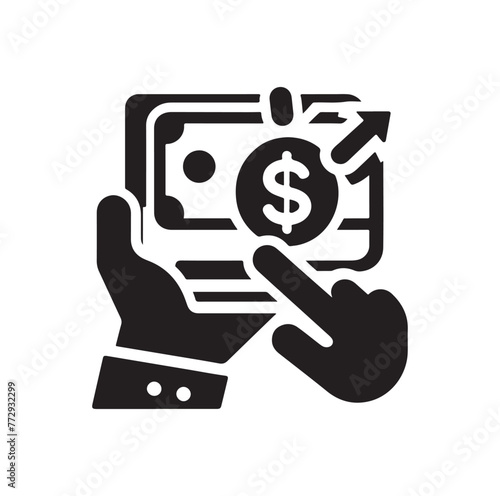 online payment get way logo vector illustration