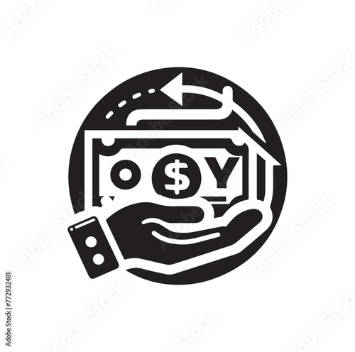 online payment get way logo vector illustration