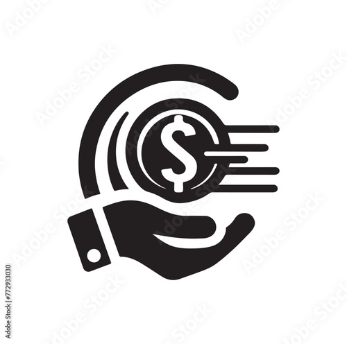 online payment get way logo vector illustration