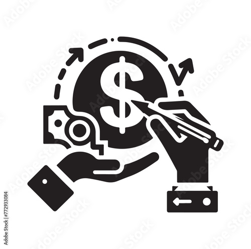 online payment get way logo vector illustration