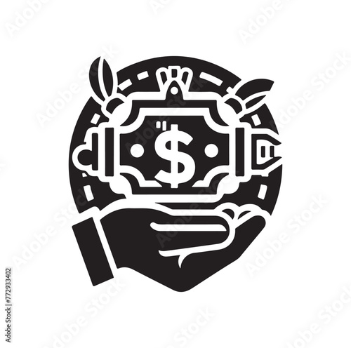 online payment get way logo vector illustration