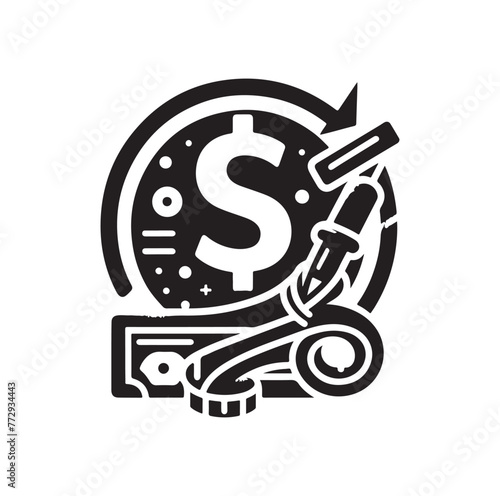 online payment get way logo vector illustration