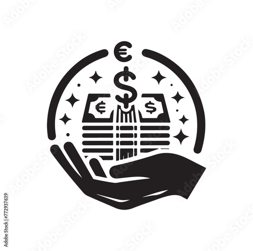 online payment get way logo vector illustration