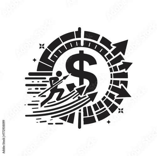 online payment get way logo vector illustration