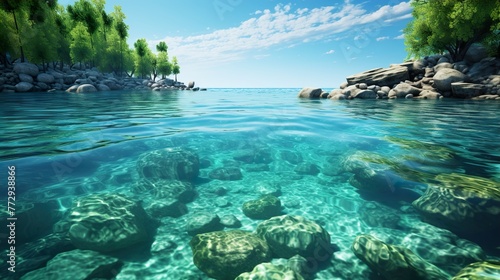 tropical coral reef high definition(hd) photographic creative image © Ghulam