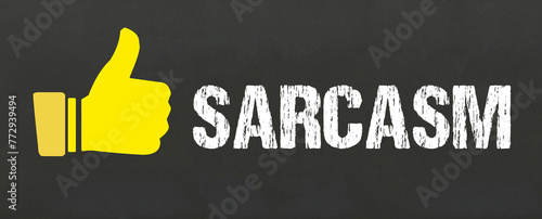 Tableau sur toile Sarcasm