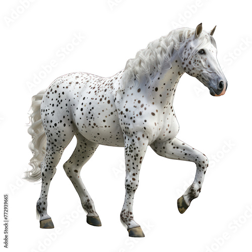 horse breed Appaloosa with spots galloping  Appaloosa horse in the pasture at sunset  white horse with black and brown spots. yearling baby horse isolated on white background png