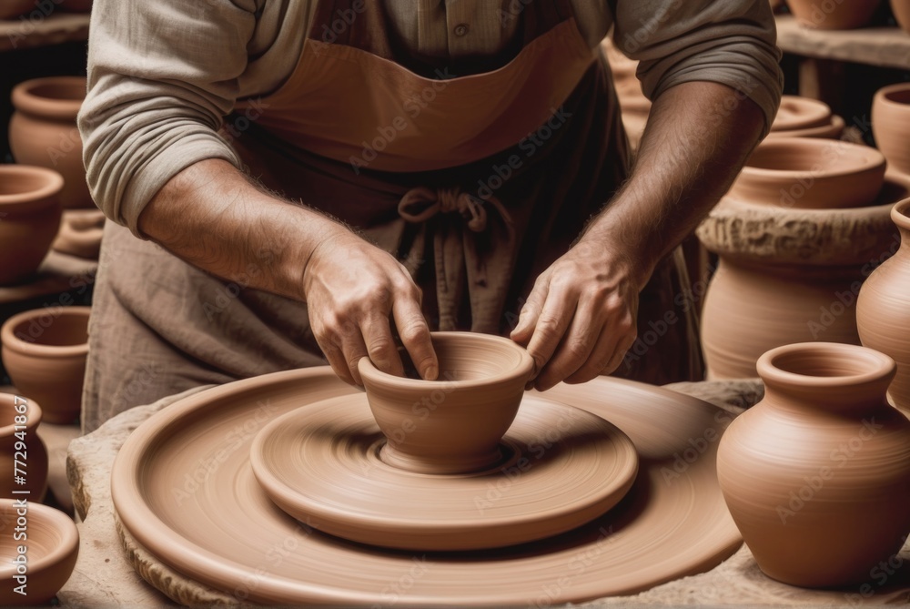 Clay Craft Chronicles Mastering Pottery on the Wheel - Artisan's Journey Clay Craft Chronicles Mastering Pottery on the Wheel - Artisan's Journey