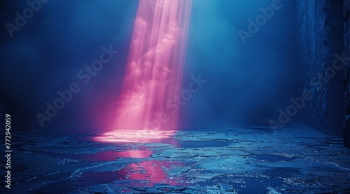 Wallpaper Mural Pink Light Show A Spectacular Sight in the Sky Generative AI Torontodigital.ca