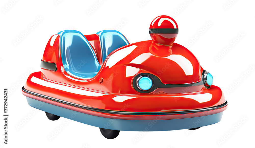 Naklejka premium Bumper car, cut out