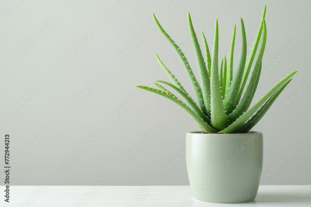 Aloe vera in a pot Aloe vera in a pot