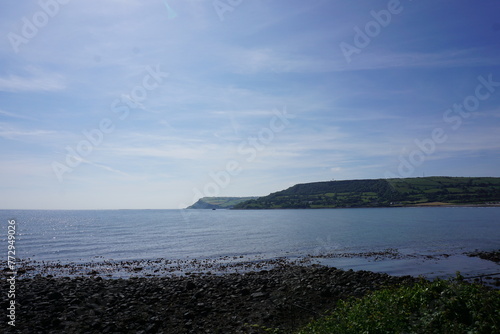 Carnlough Harbour view out photo