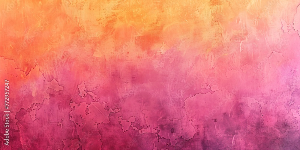 Pink Sunset Sky A Vibrant Painting of the Sun Setting Over a Pink Sky Generative AI