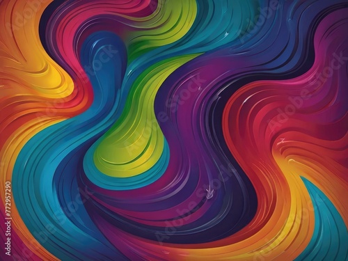 abstract colorful background with swirls Rainbow Blend Background Layers Abstract