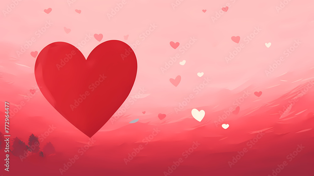 Simple heart-shaped background Simple heart-shaped background