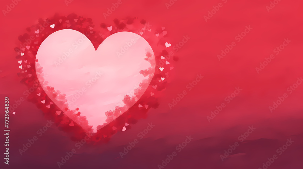 Simple heart-shaped background Simple heart-shaped background