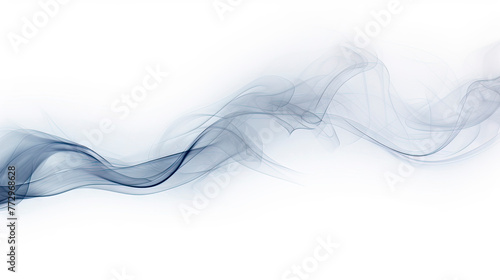 Swirling smoke on white background © StockKing