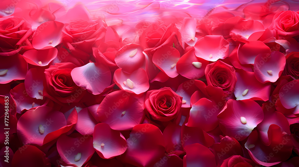 Fototapeta premium Rose Petal Background