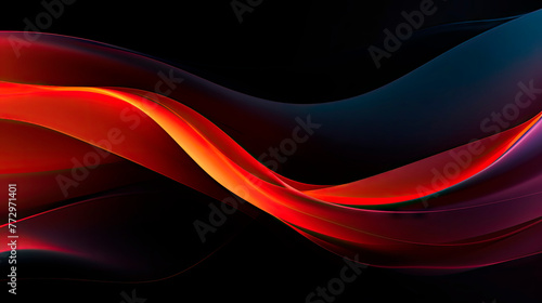 Colorful abstract backdrop on a dark background